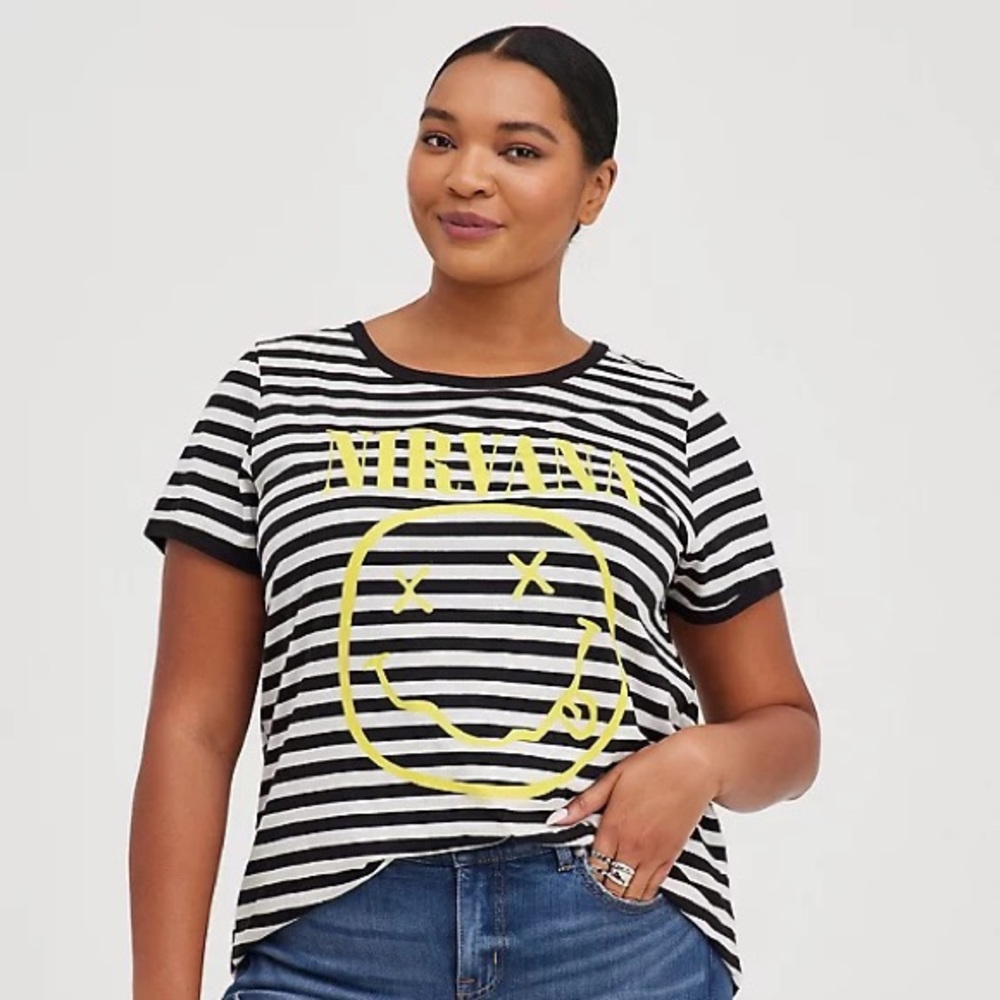 Torrid Nirvana shirt NWT